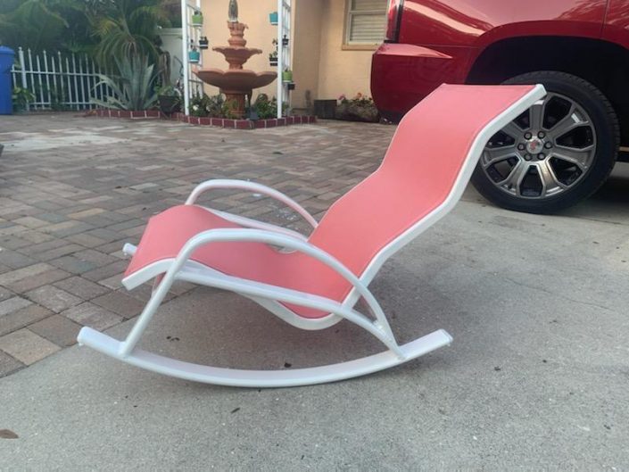 Custom High Back Sand Chair